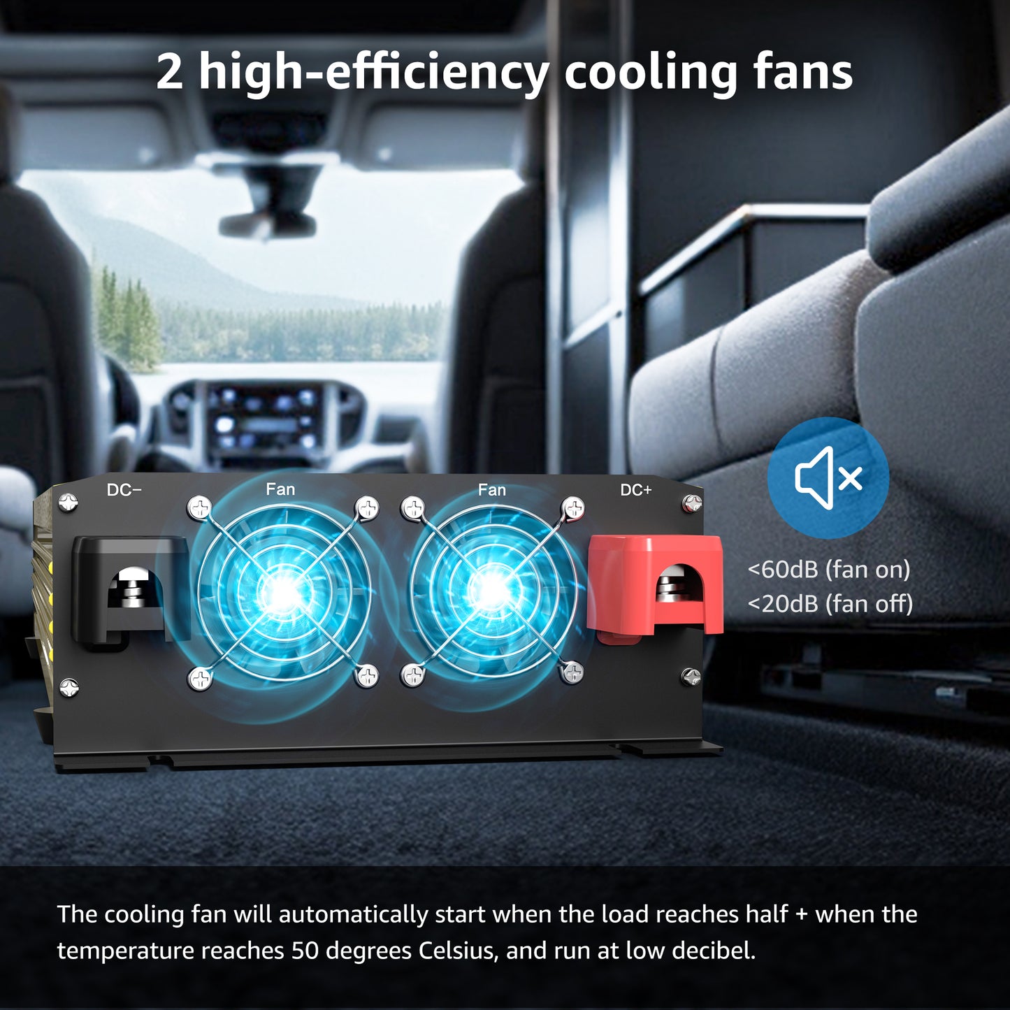 3000 watt 12V Pure Sine Wave Power Inverter with Remote
