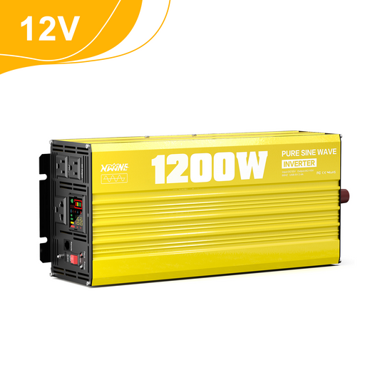1200 watt 12V Pure Sine Wave Power Inverter with Remote