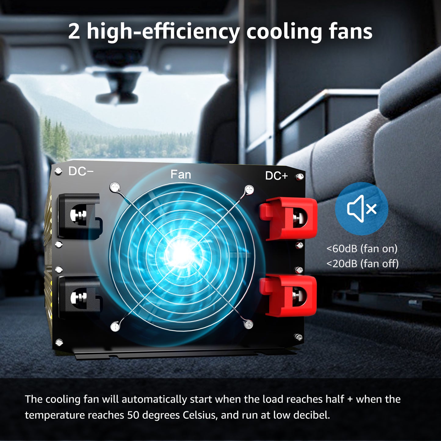 5000 watt 24V Pure Sine Wave Power Inverter with Remote